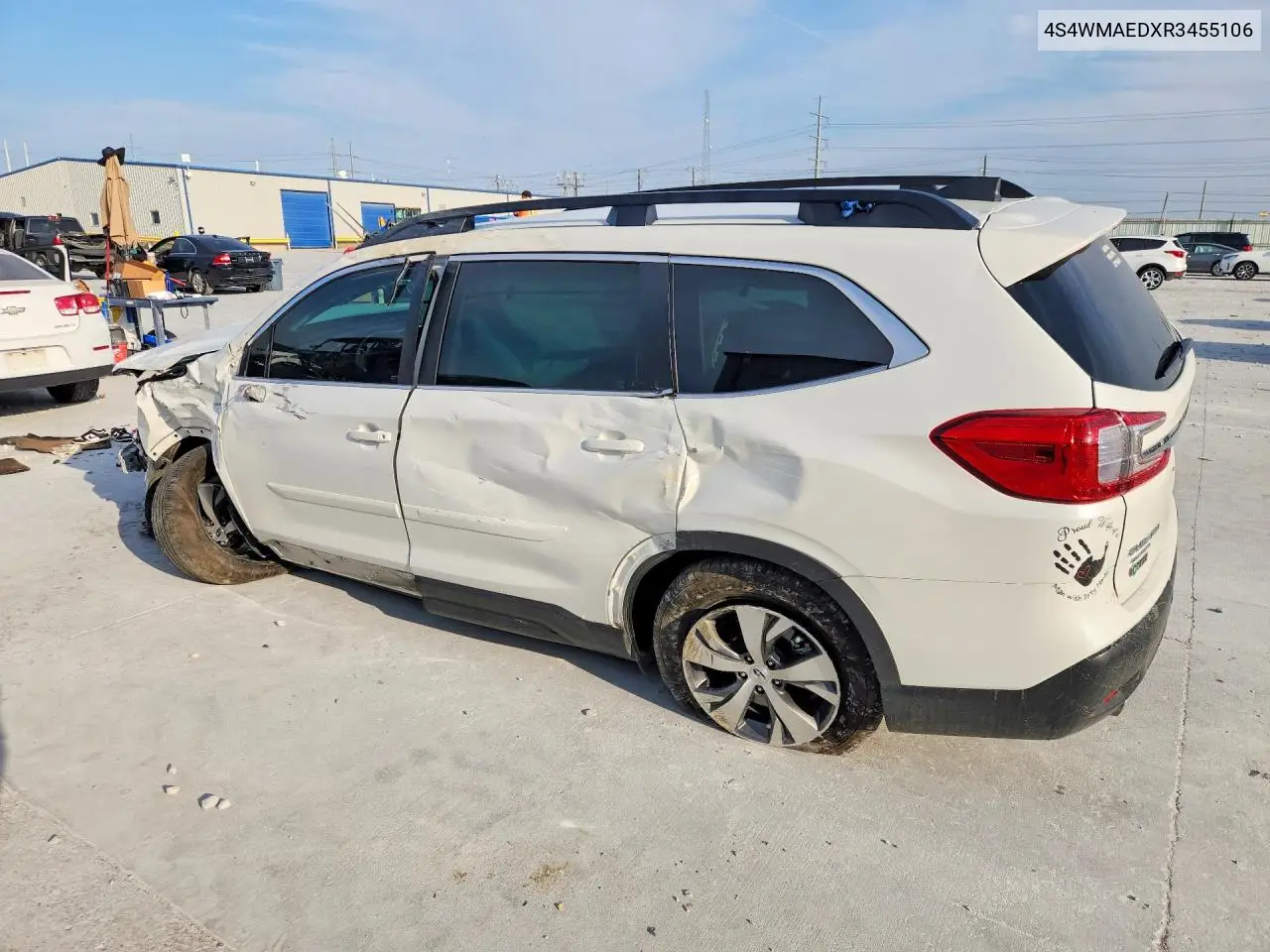 2024 SUBARU ASCENT VIN 4S4WMAEDXR3455106 — фото 2