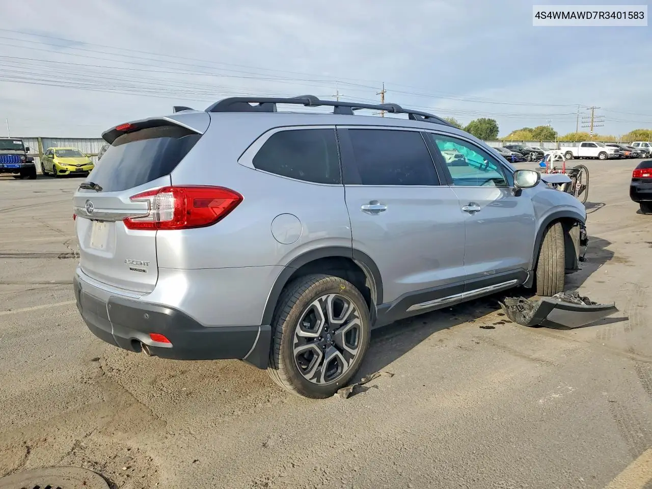 2024 SUBARU ASCENT VIN 4S4WMAWD7R3401583 — фото 3