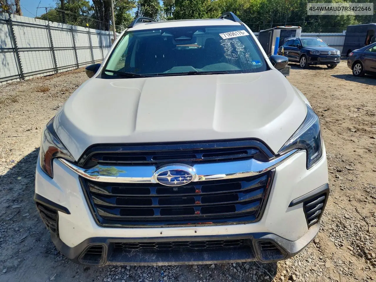 2024 SUBARU ASCENT VIN 4S4WMAUD7R3422646 — фото 5
