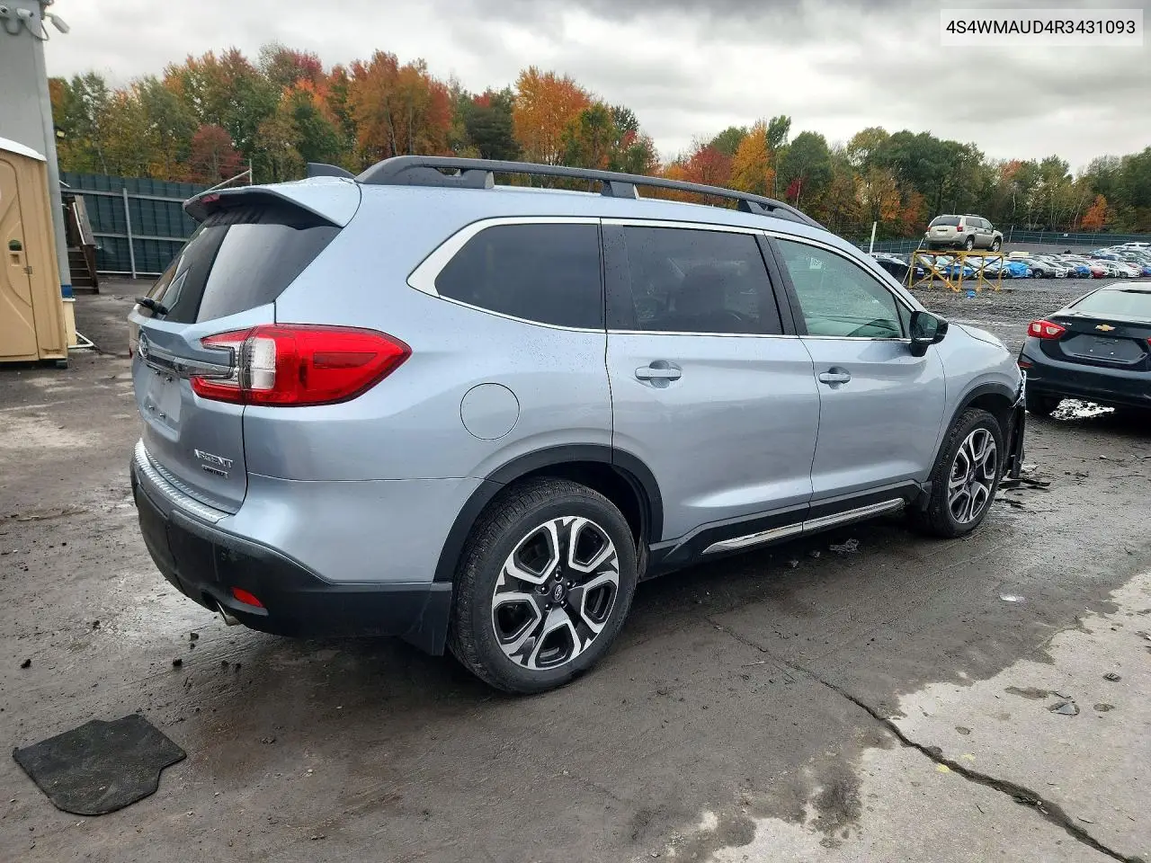 2024 SUBARU ASCENT VIN 4S4WMAUD4R3431093 — фото 3