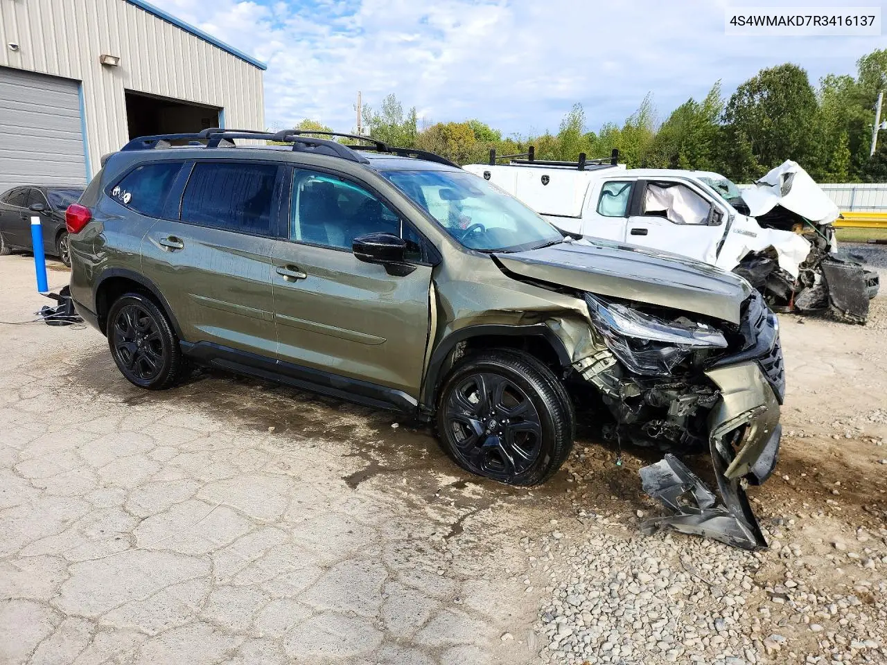2024 SUBARU ASCENT VIN 4S4WMAKD7R3416137 — фото 4