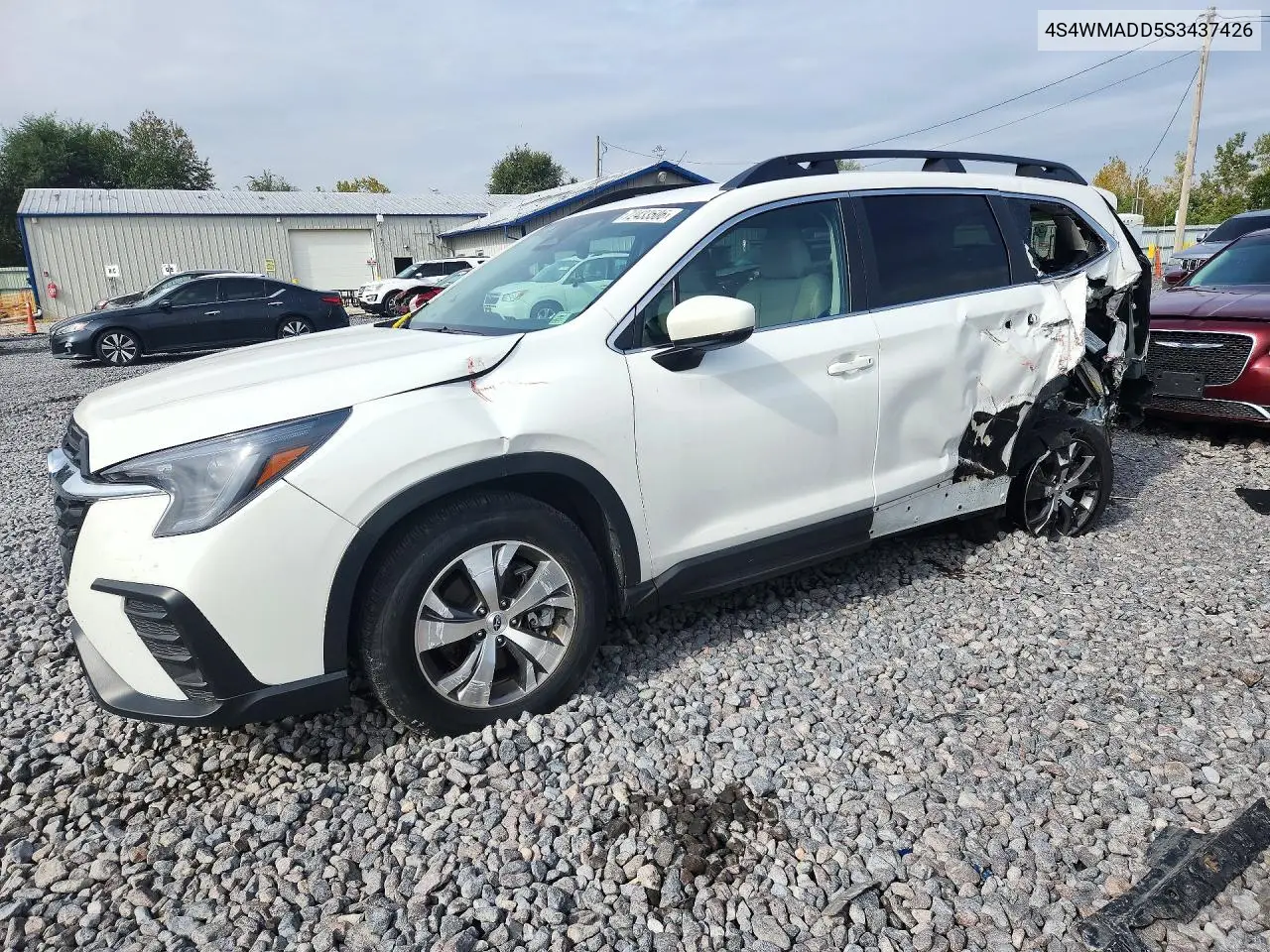 SUBARU ASCENT 2025, VIN 4S4WMADD5S3437426