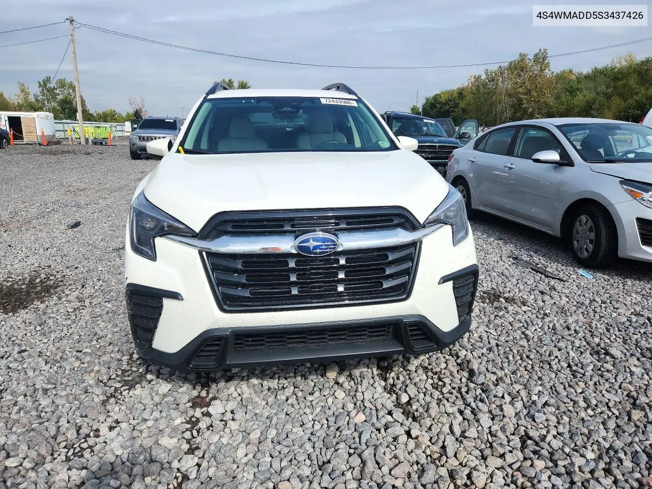2025 SUBARU ASCENT VIN 4S4WMADD5S3437426 — фото 5