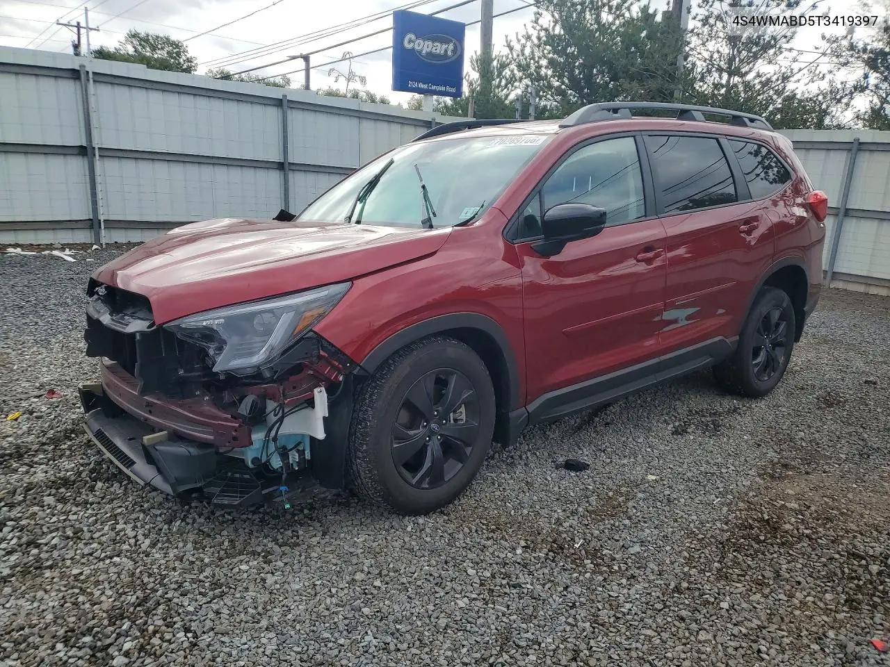 SUBARU ASCENT 2026, VIN 4S4WMABD5T3419397
