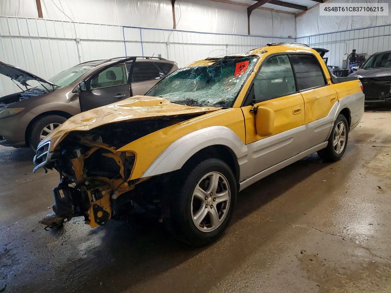 SUBARU BAJA 2003, VIN 4S4BT61C837106215