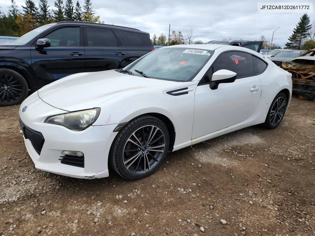 SUBARU BRZ 2013, VIN JF1ZCAB12D2611772