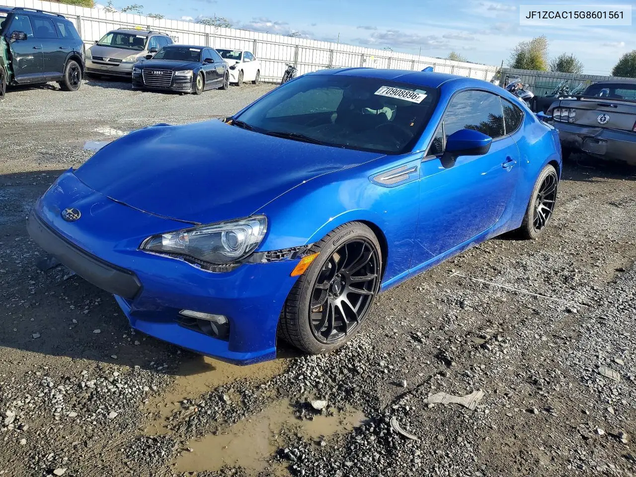 SUBARU BRZ 2016, VIN JF1ZCAC15G8601561
