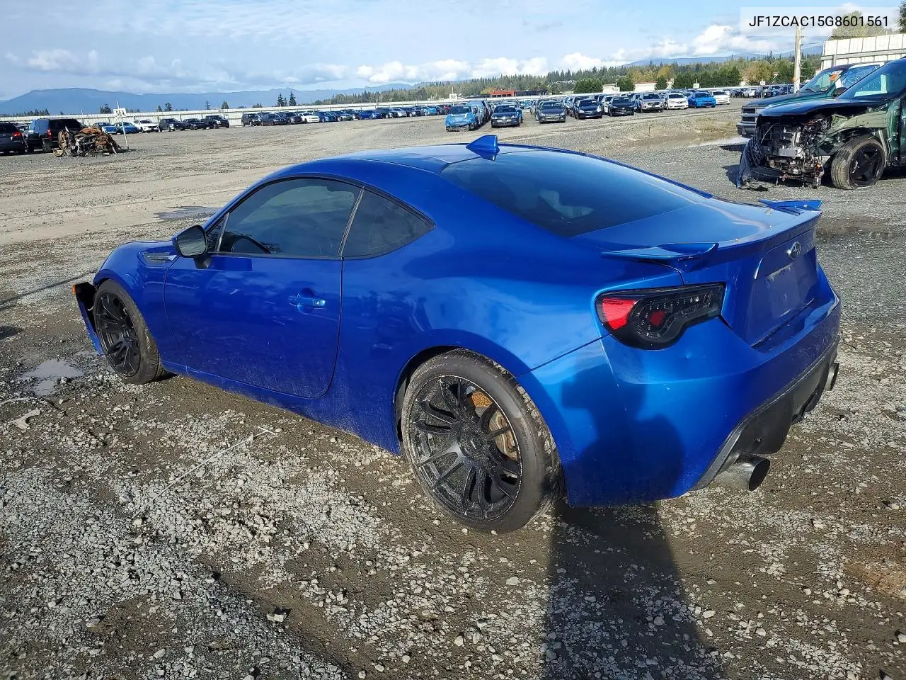 2016 SUBARU BRZ VIN JF1ZCAC15G8601561 — фото 2