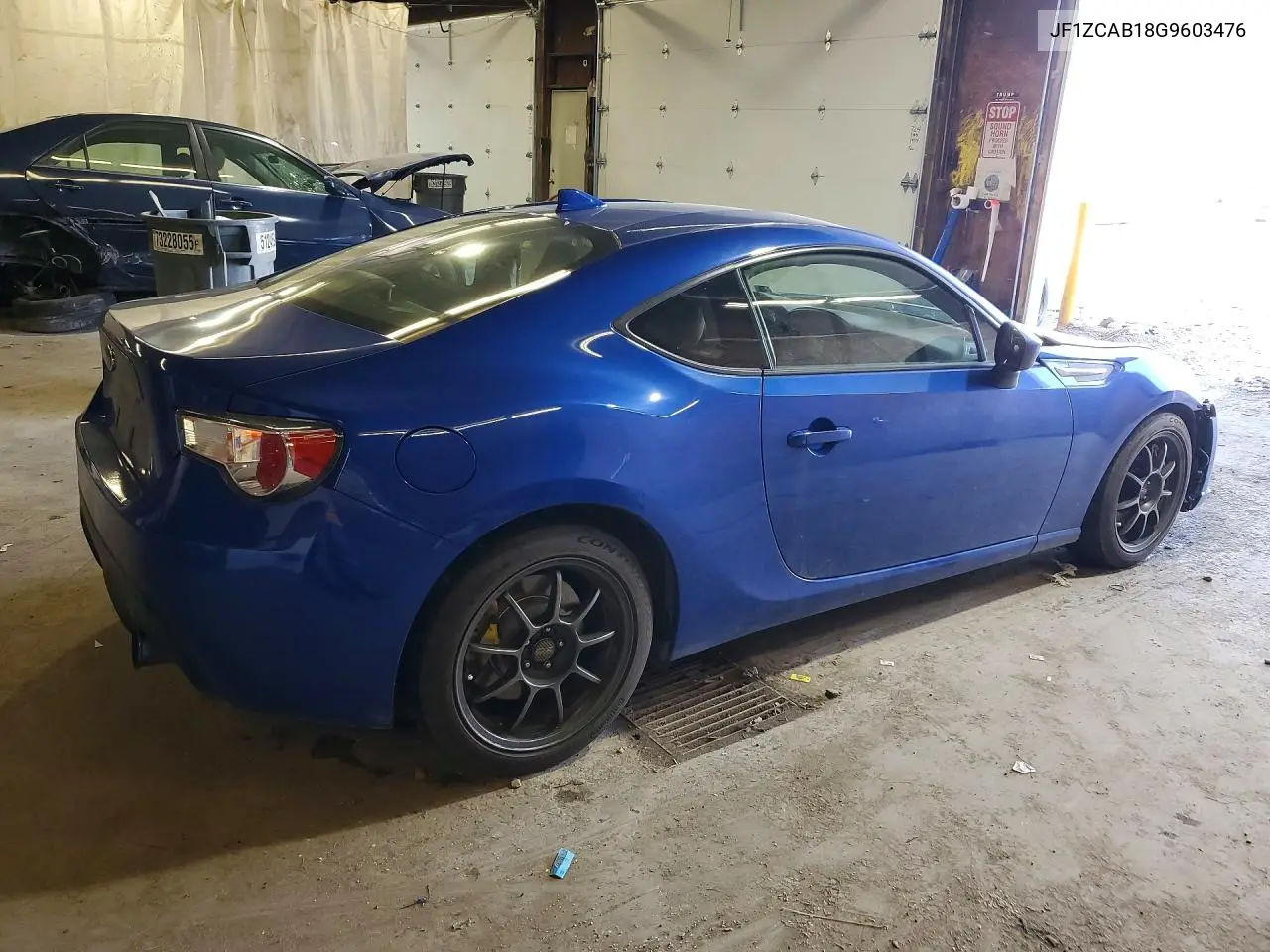 2016 SUBARU BRZ VIN JF1ZCAB18G9603476 — фото 3