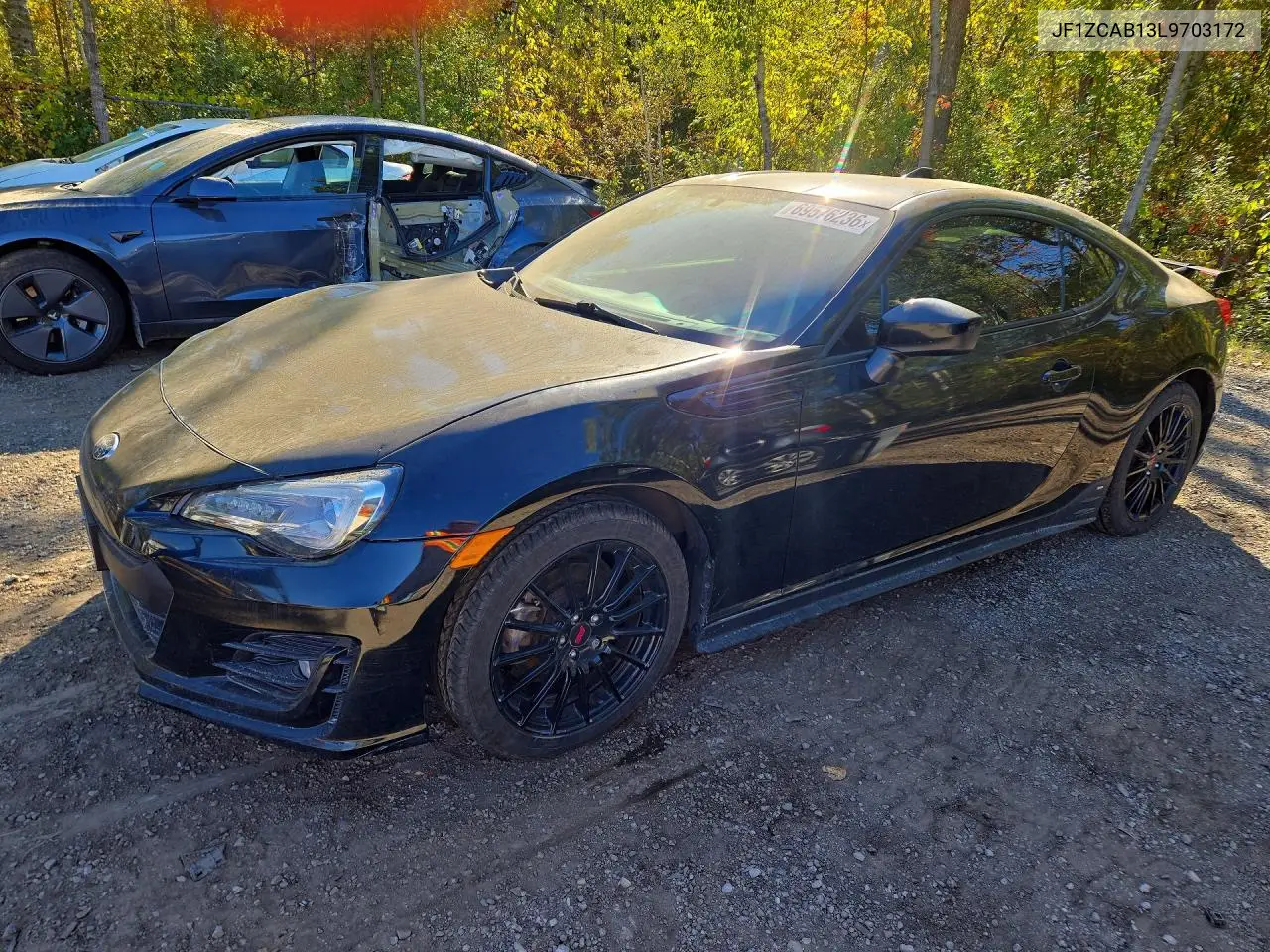 SUBARU BRZ 2020, VIN JF1ZCAB13L9703172