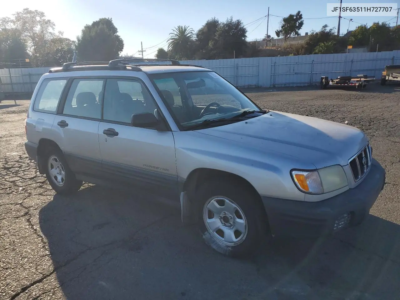 2001 SUBARU FORESTER VIN JF1SF63511H727707 — фото 4