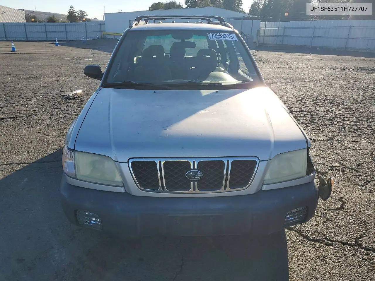 2001 SUBARU FORESTER VIN JF1SF63511H727707 — фото 5