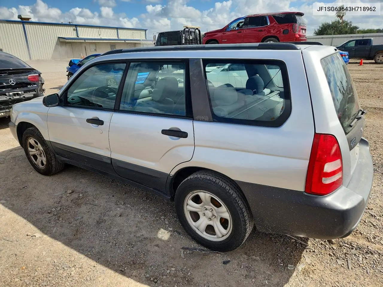2003 SUBARU FORESTER VIN JF1SG63643H718962 — фото 2