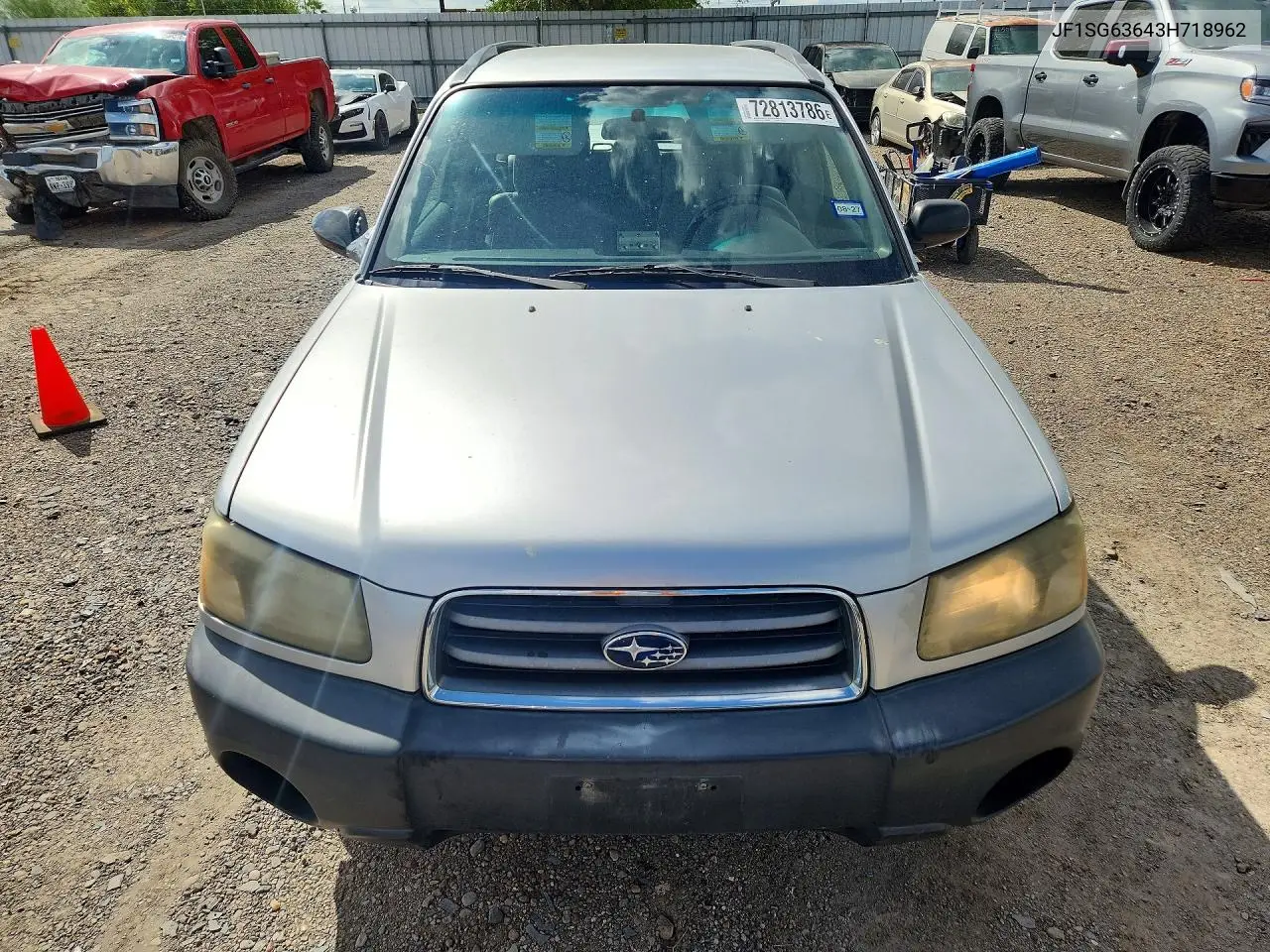 2003 SUBARU FORESTER VIN JF1SG63643H718962 — фото 5