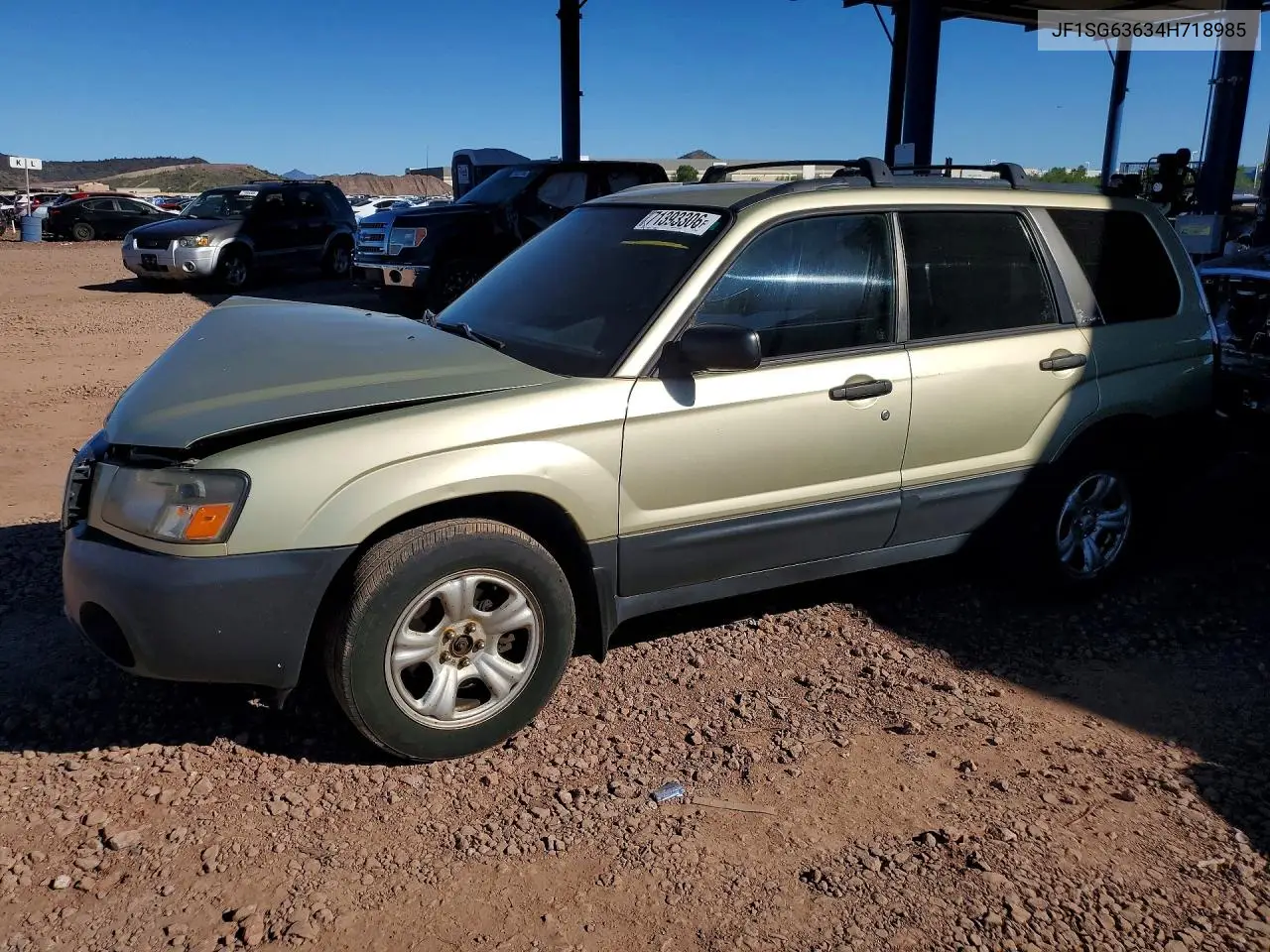 SUBARU FORESTER 2004, VIN JF1SG63634H718985