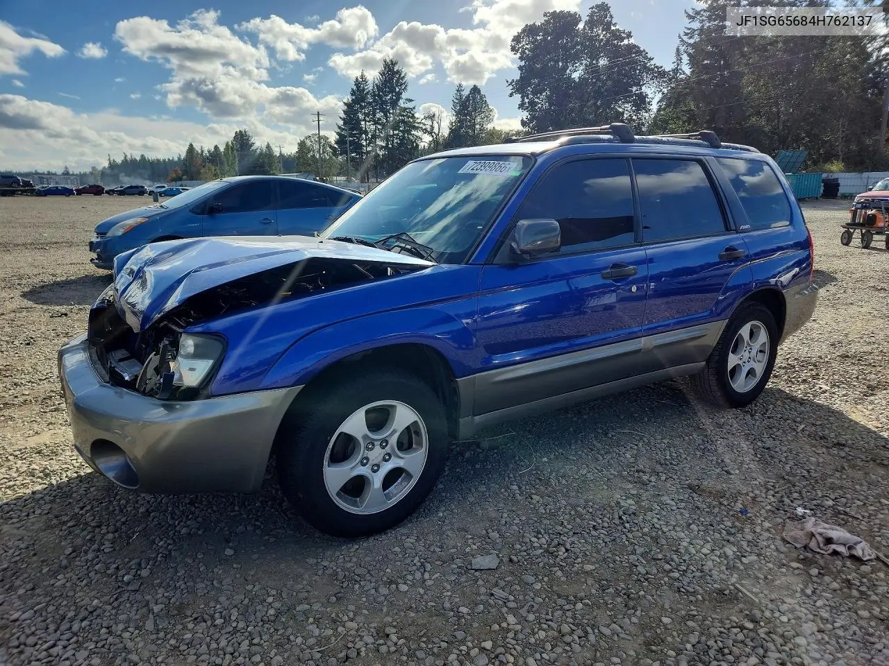 SUBARU FORESTER 2004, VIN JF1SG65684H762137