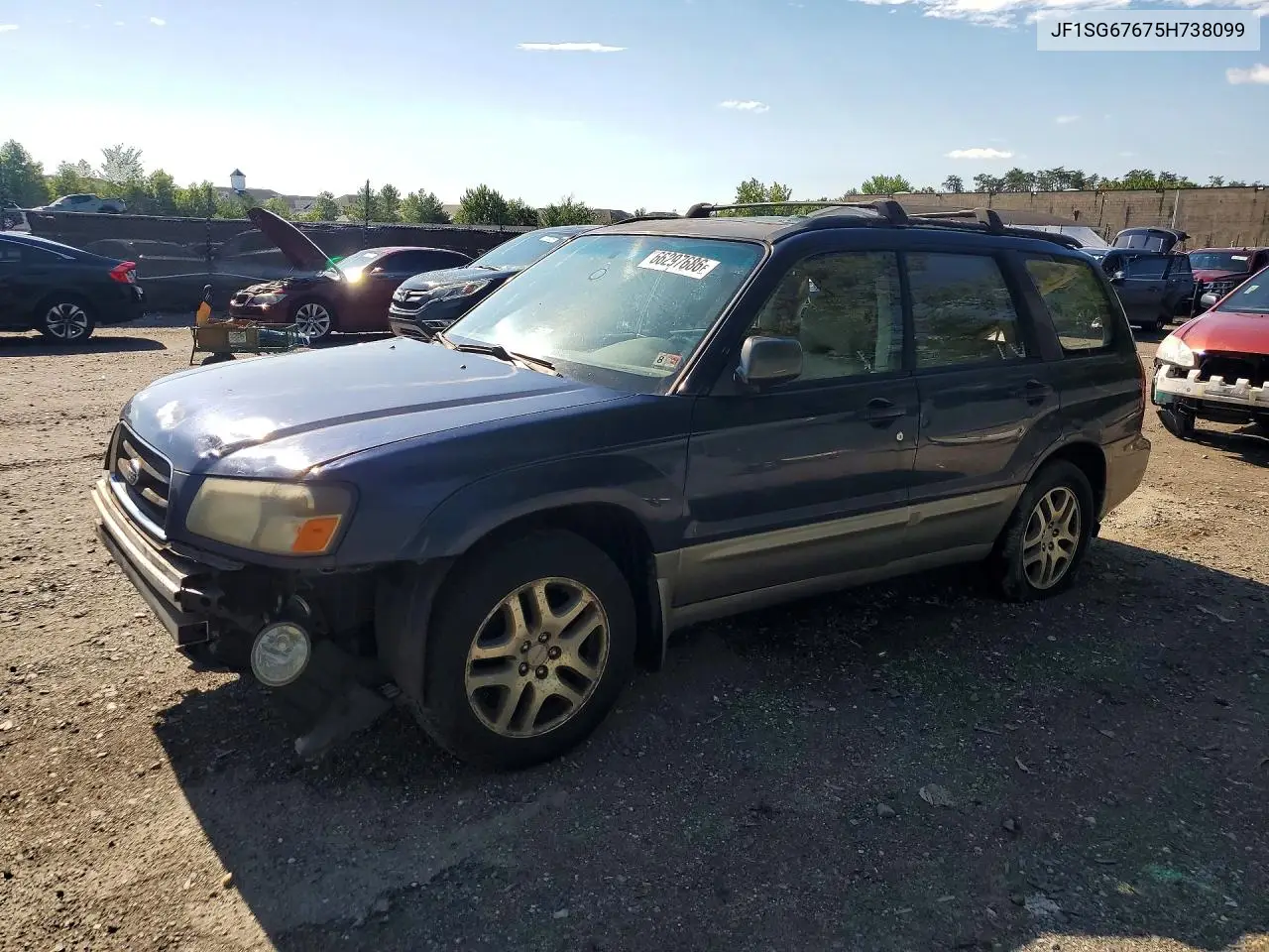 SUBARU FORESTER 2005, VIN JF1SG67675H738099