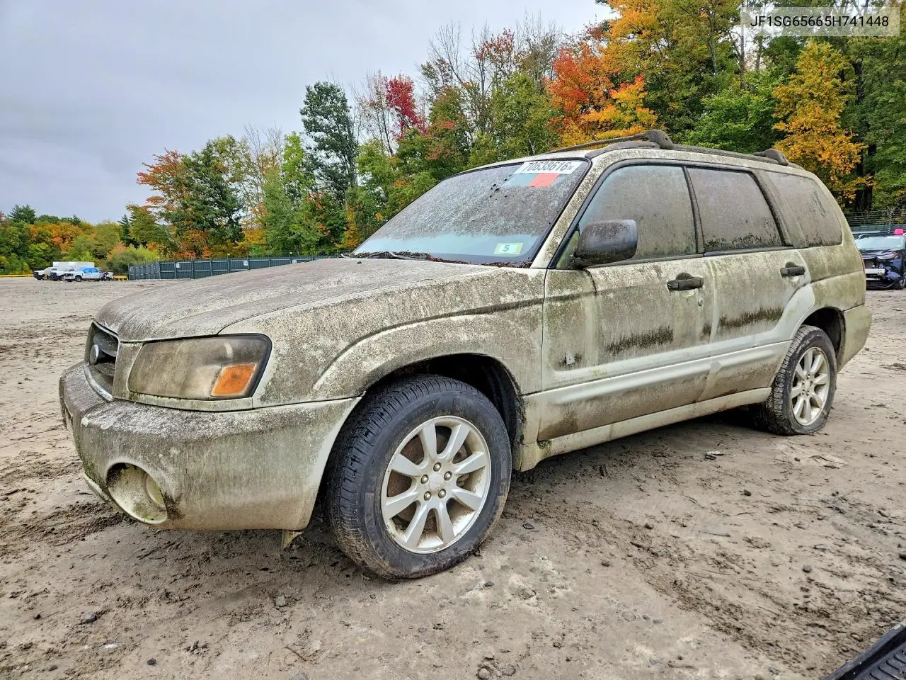 SUBARU FORESTER 2005, VIN JF1SG65665H741448