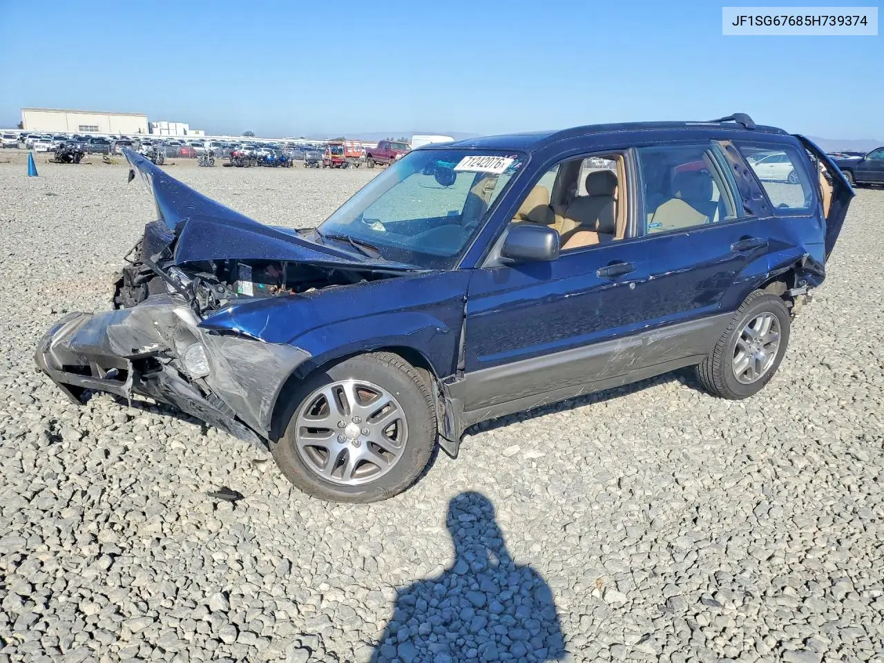 SUBARU FORESTER 2005, VIN JF1SG67685H739374