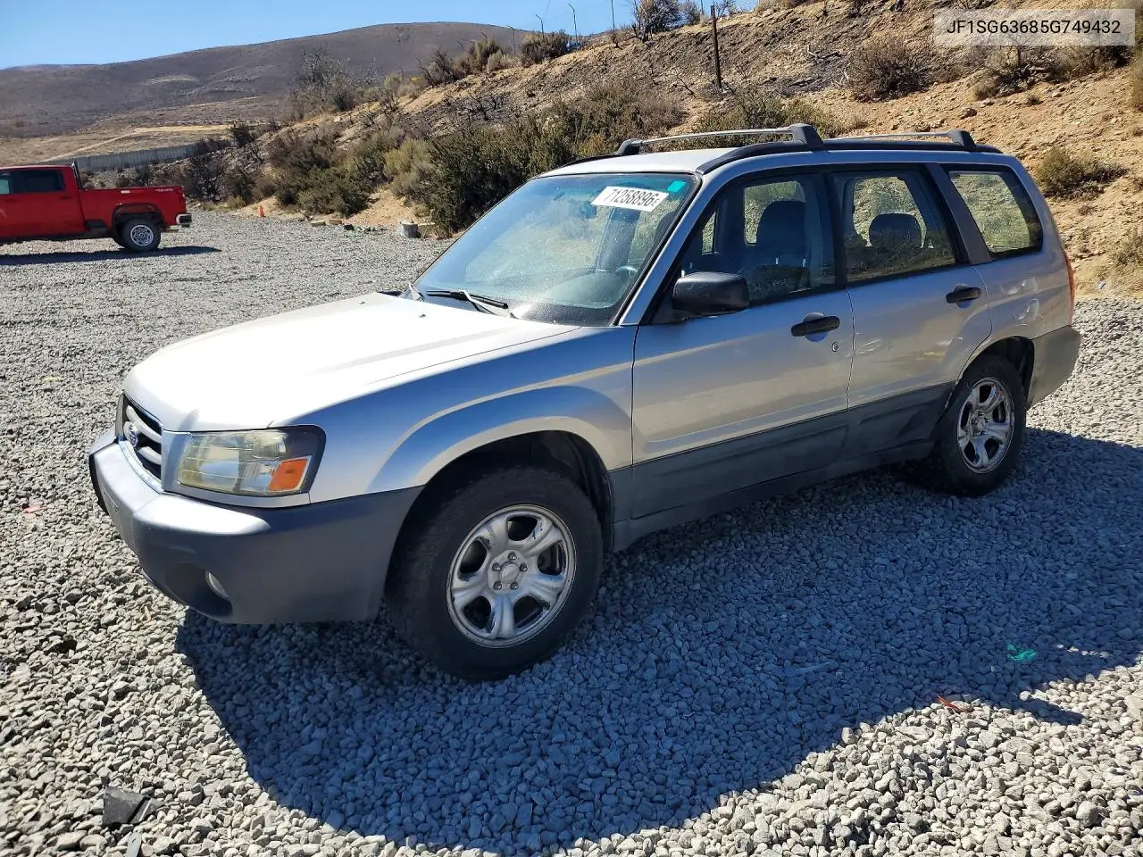 SUBARU FORESTER 2005, VIN JF1SG63685G749432