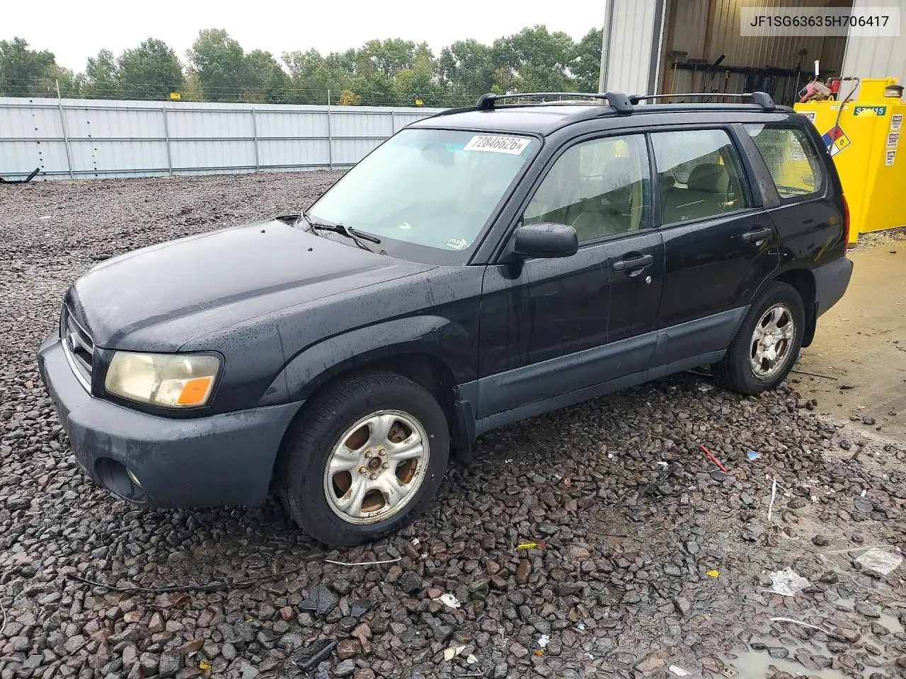 SUBARU FORESTER 2005, VIN JF1SG63635H706417