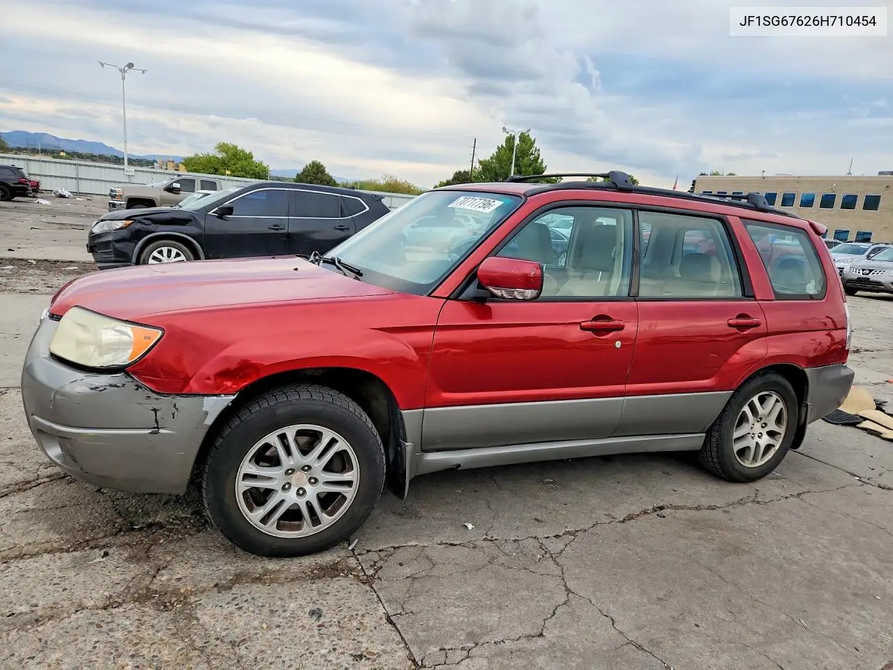SUBARU FORESTER 2006, VIN JF1SG67626H710454