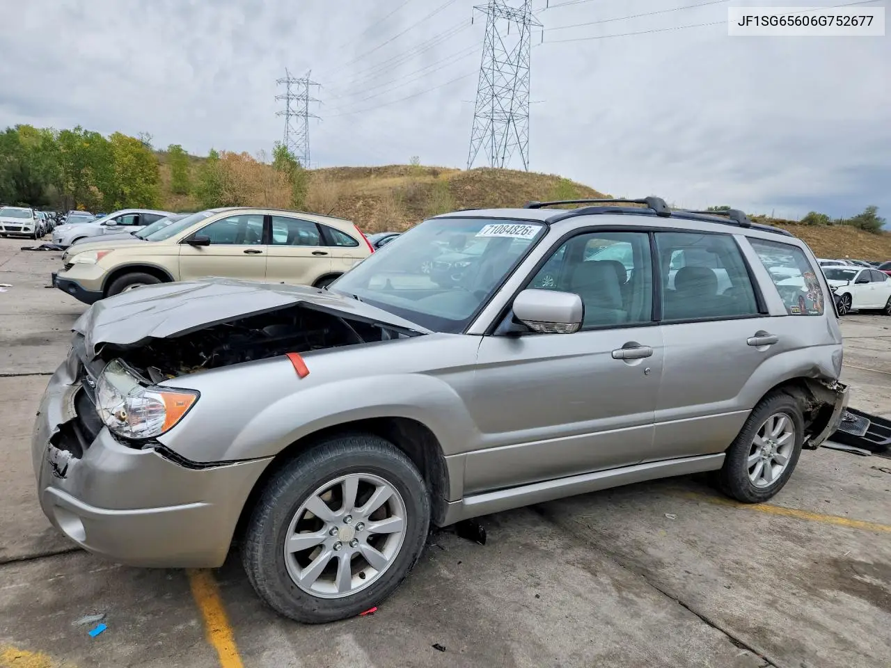 SUBARU FORESTER 2006, VIN JF1SG65606G752677