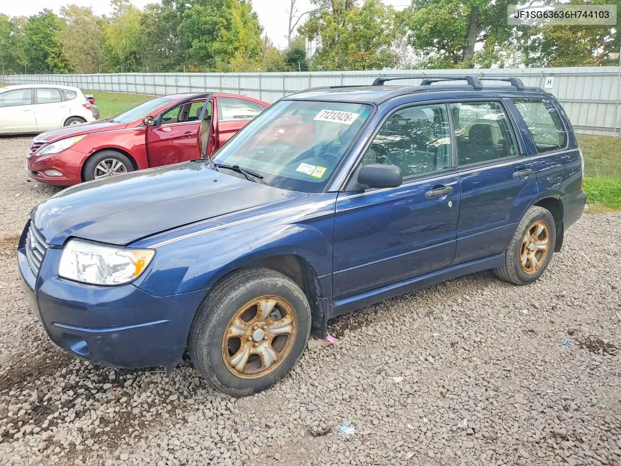 SUBARU FORESTER 2006, VIN JF1SG63636H744103