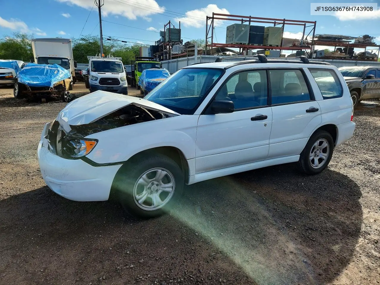 SUBARU FORESTER 2006, VIN JF1SG63676H743908