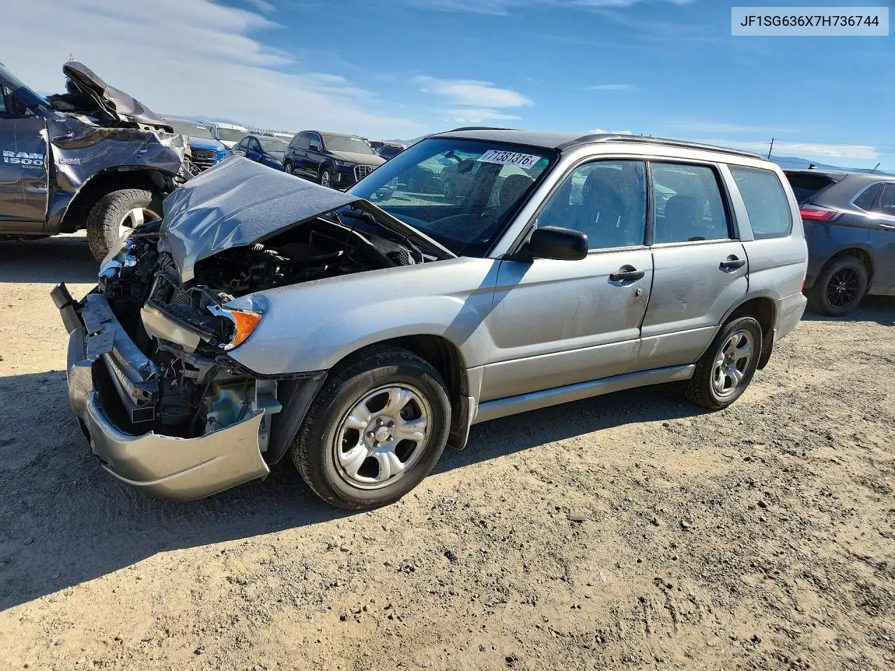 SUBARU FORESTER 2007, VIN JF1SG636X7H736744