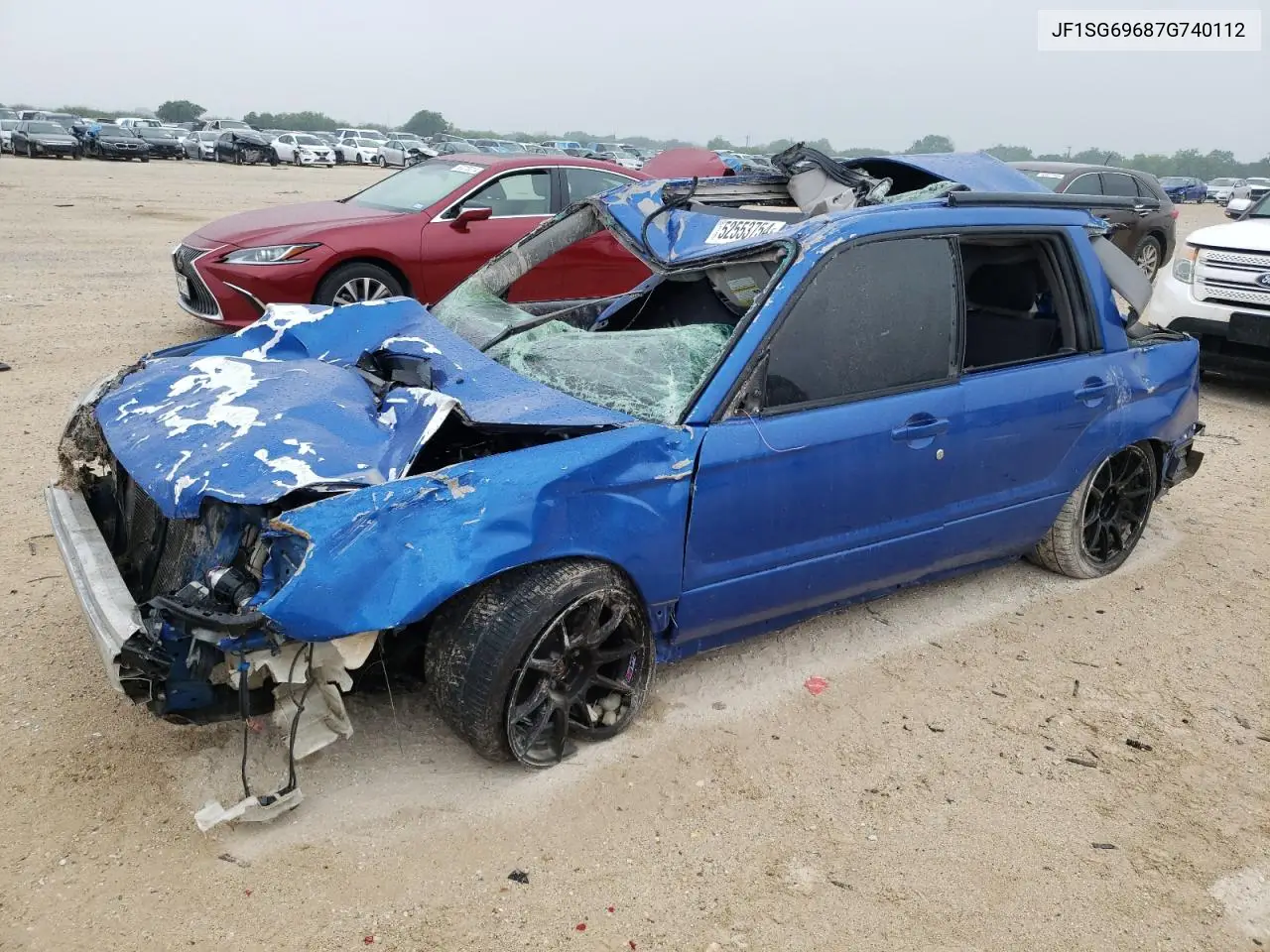 SUBARU FORESTER 2007, VIN JF1SG69687G740112