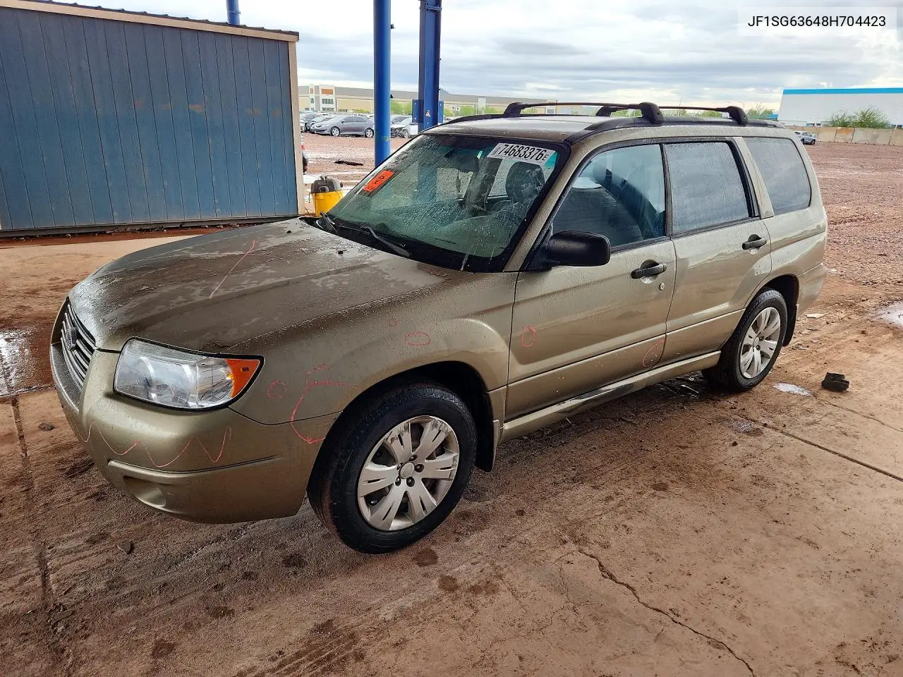 SUBARU FORESTER 2008, VIN JF1SG63648H704423