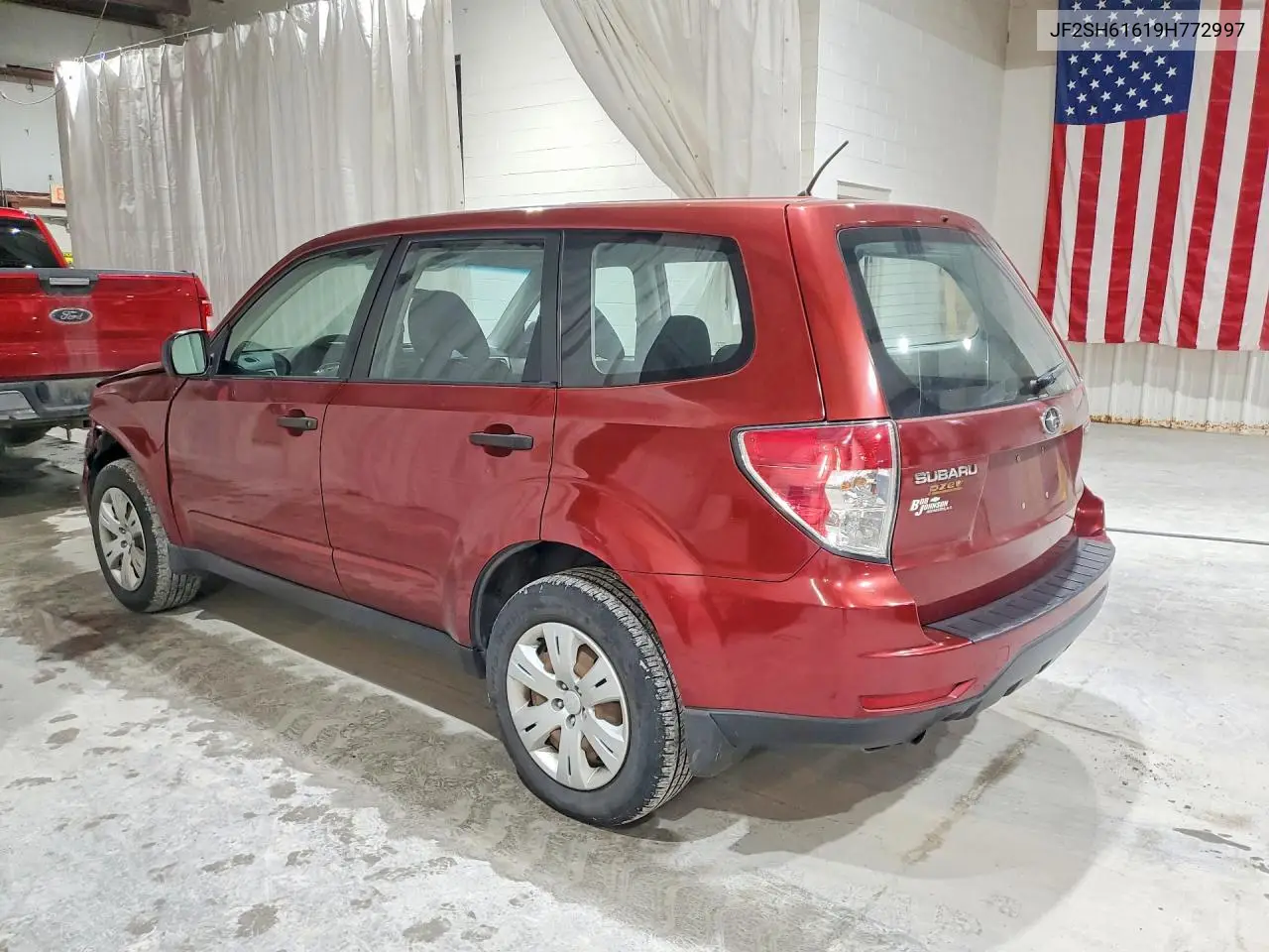 2009 SUBARU FORESTER VIN JF2SH61619H772997 — фото 2
