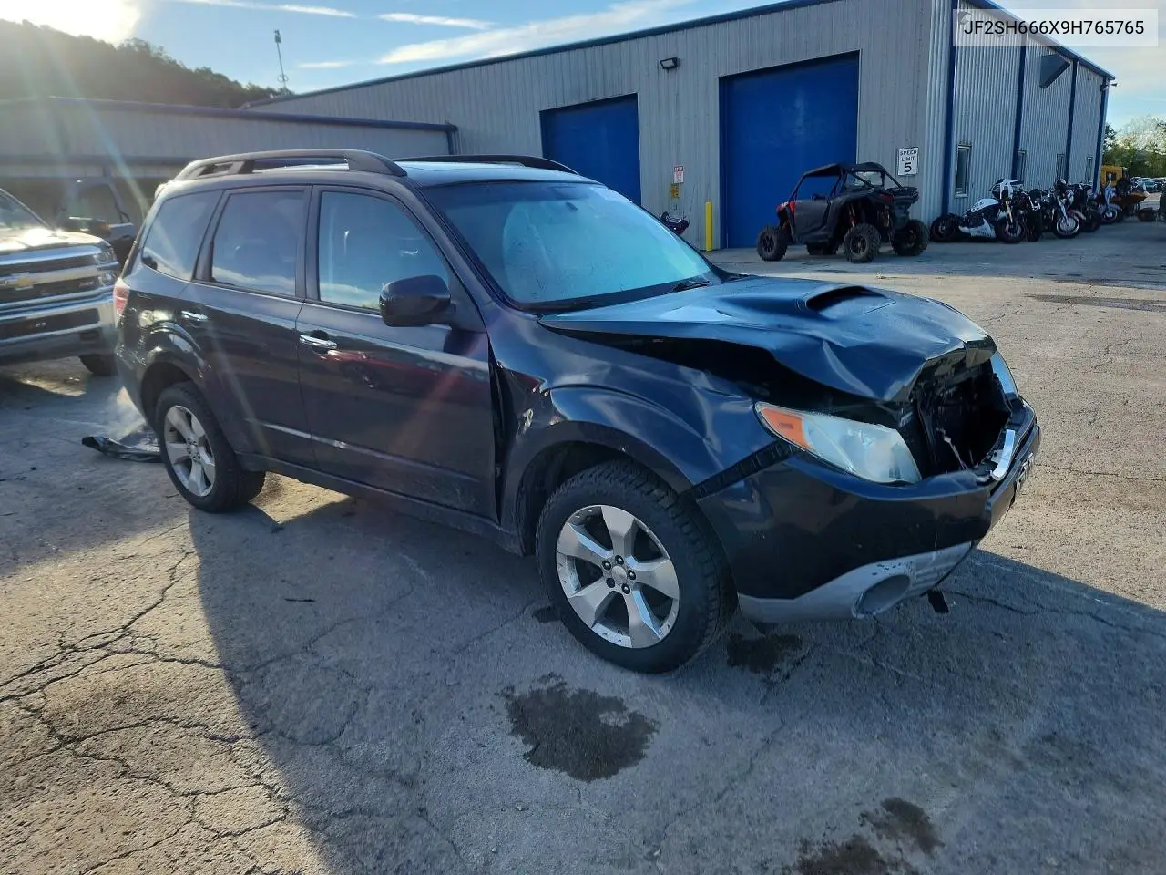 2009 SUBARU FORESTER VIN JF2SH666X9H765765 — фото 4