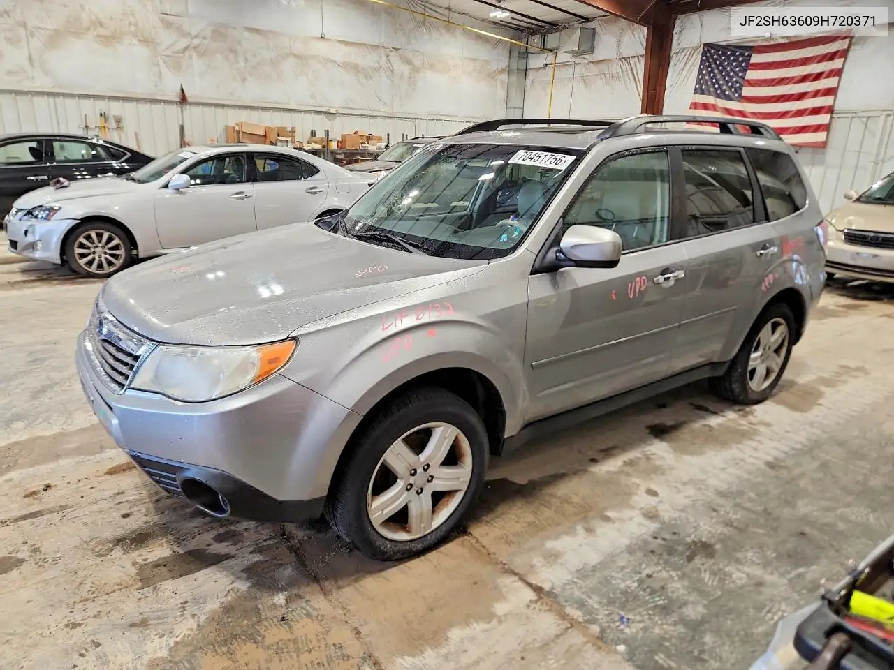 SUBARU FORESTER 2009, VIN JF2SH63609H720371