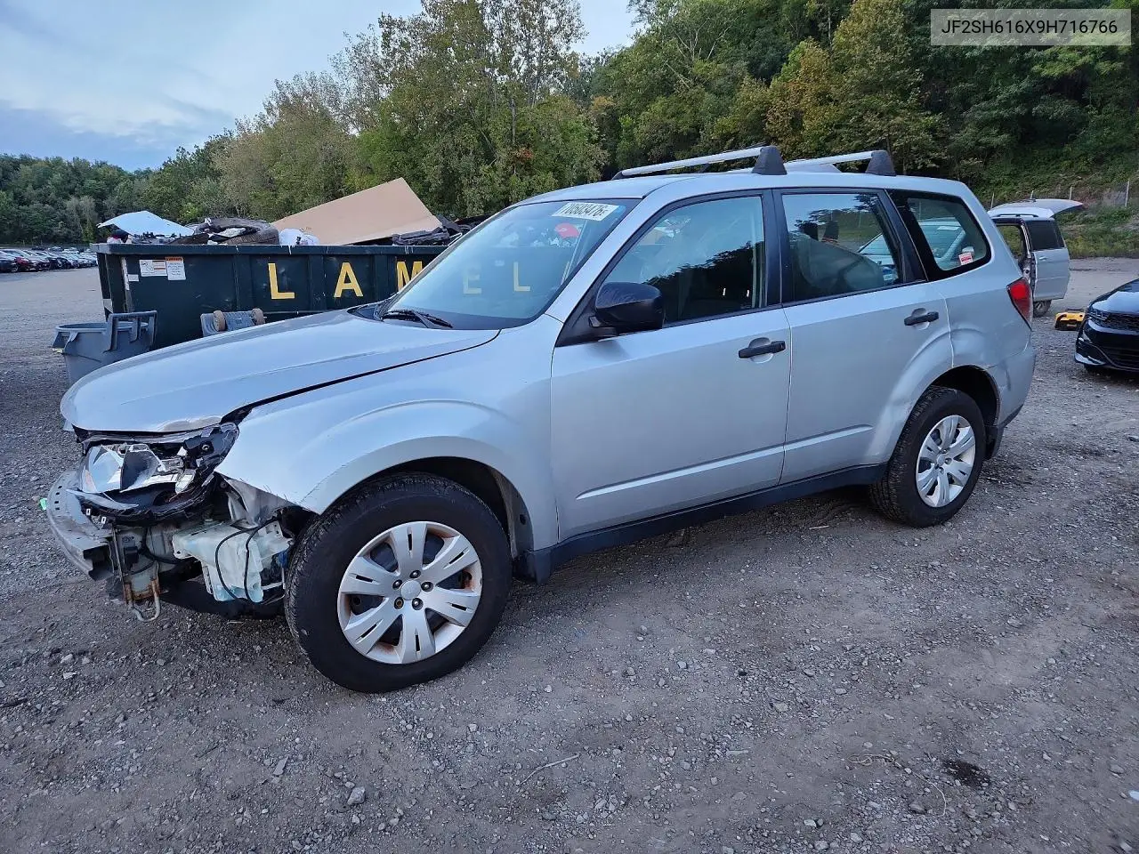 SUBARU FORESTER 2009, VIN JF2SH616X9H716766