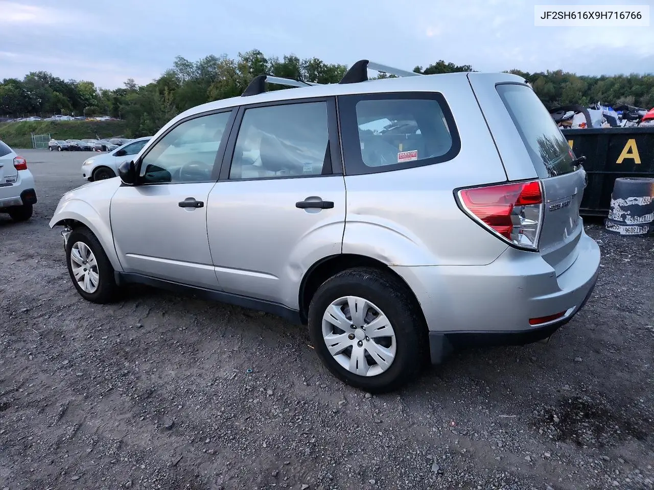 2009 SUBARU FORESTER VIN JF2SH616X9H716766 — фото 2