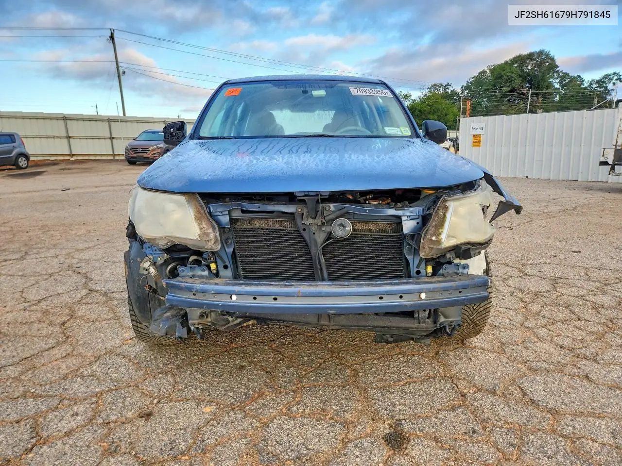 2009 SUBARU FORESTER VIN JF2SH61679H791845 — фото 5