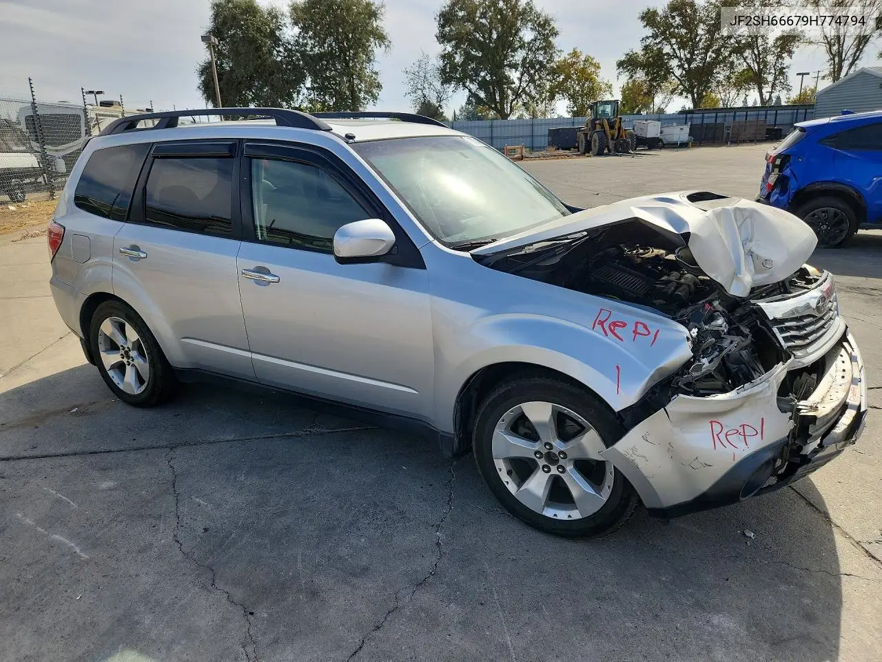 2009 SUBARU FORESTER VIN JF2SH66679H774794 — фото 4