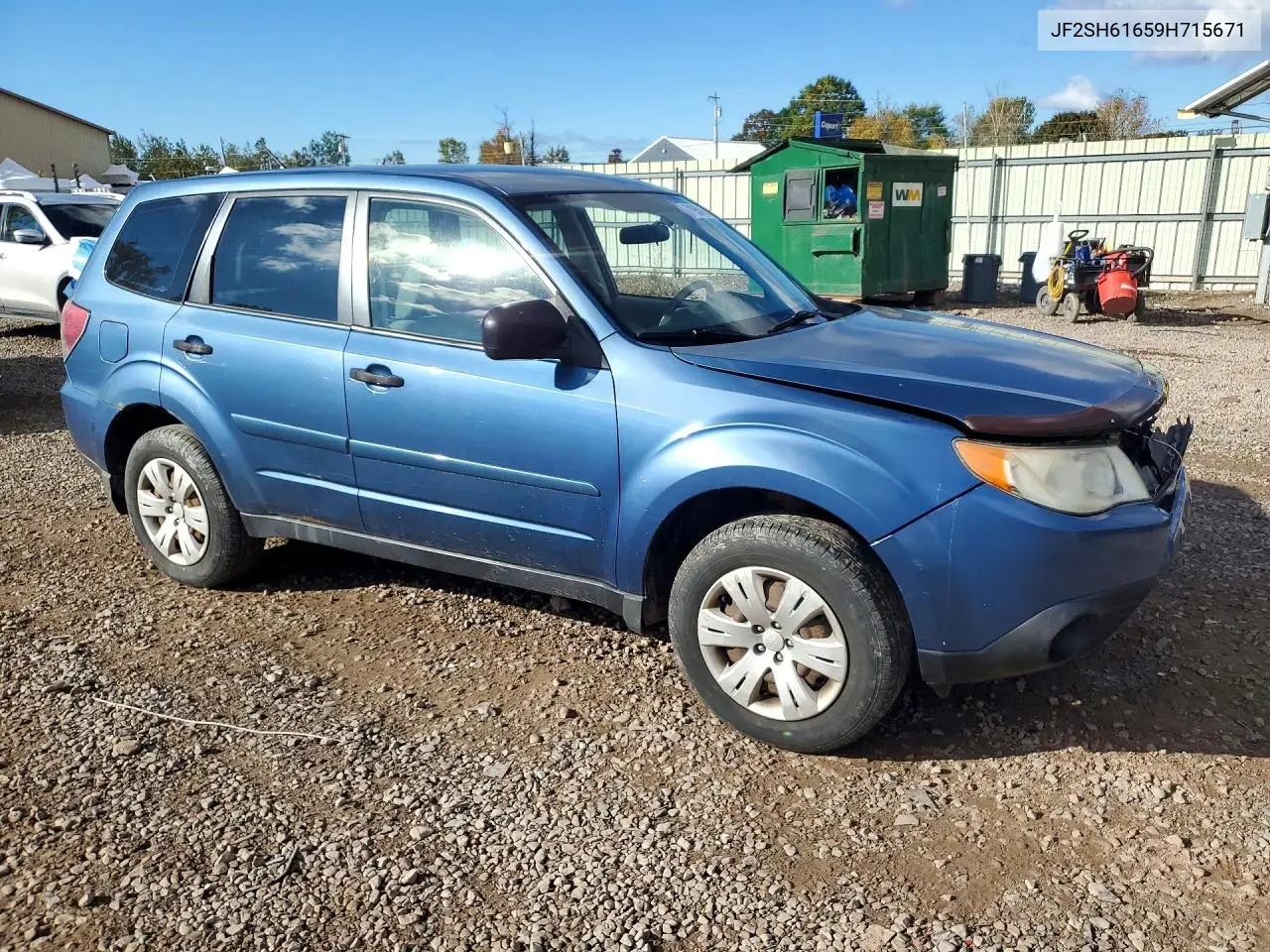 2009 SUBARU FORESTER VIN JF2SH61659H715671 — фото 4