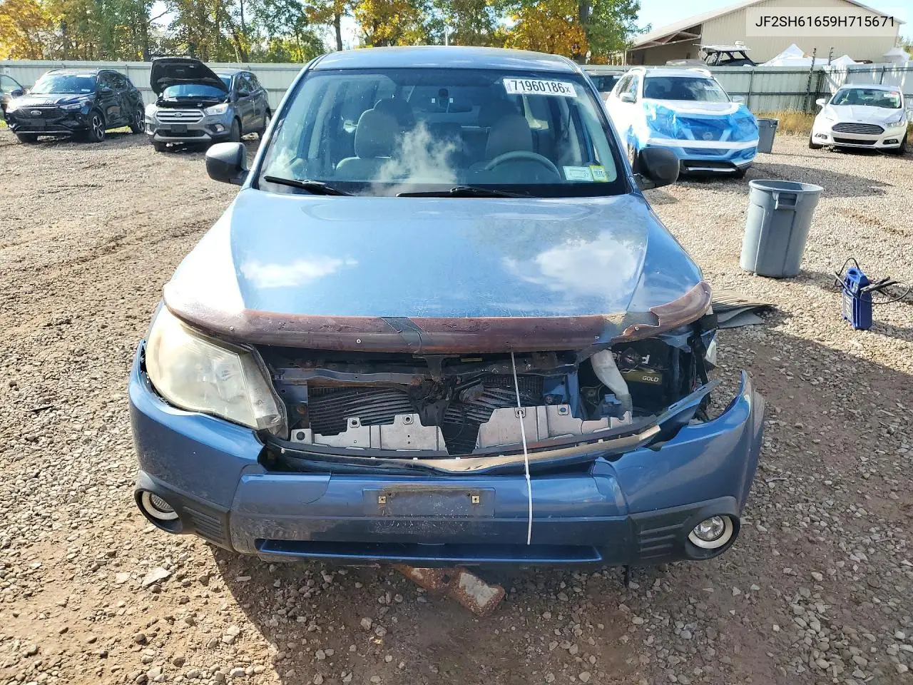 2009 SUBARU FORESTER VIN JF2SH61659H715671 — фото 5