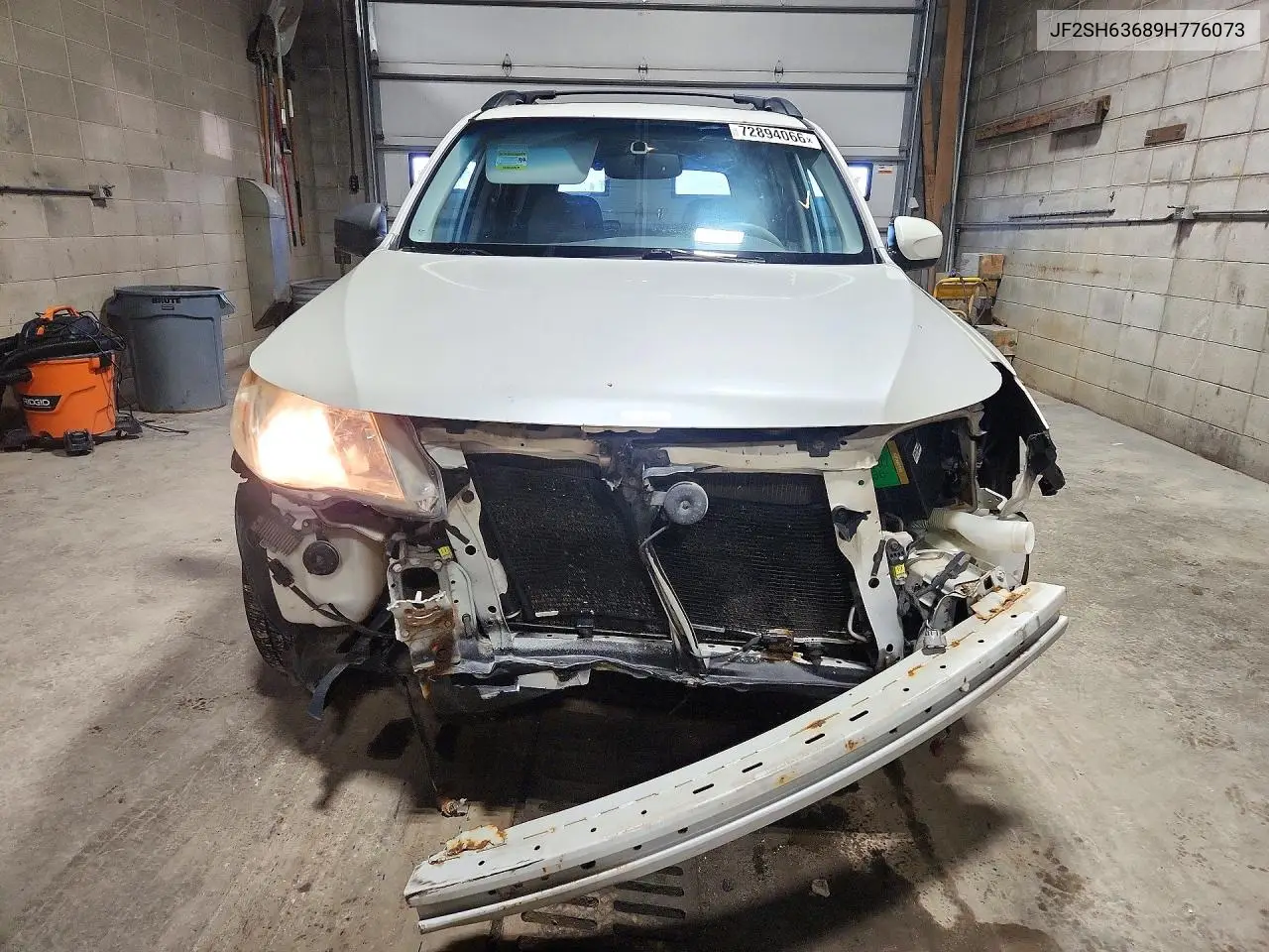 2009 SUBARU FORESTER VIN JF2SH63689H776073 — фото 5