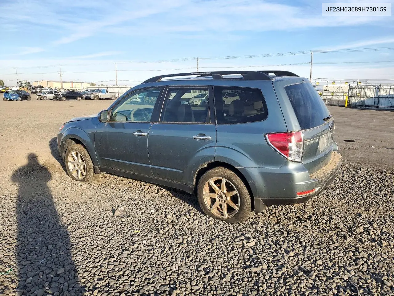 2009 SUBARU FORESTER VIN JF2SH63689H730159 — фото 2