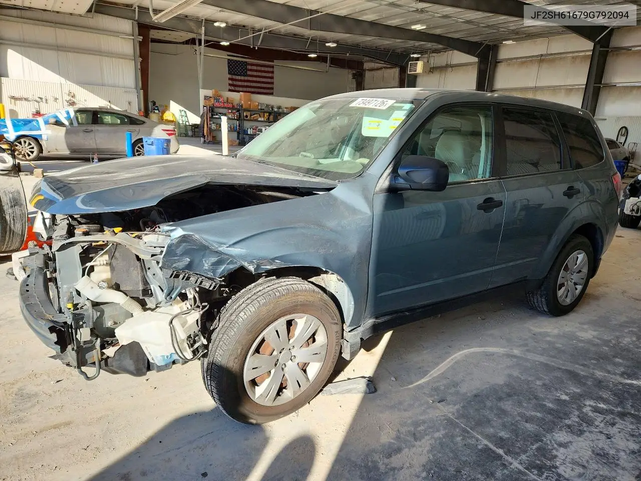 SUBARU FORESTER 2009, VIN JF2SH61679G792094
