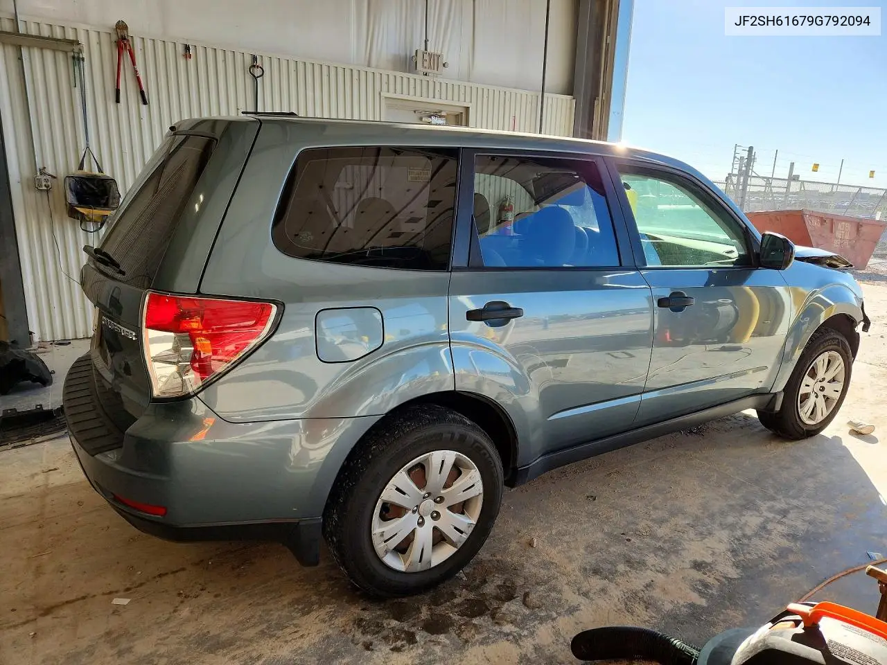 2009 SUBARU FORESTER VIN JF2SH61679G792094 — фото 3