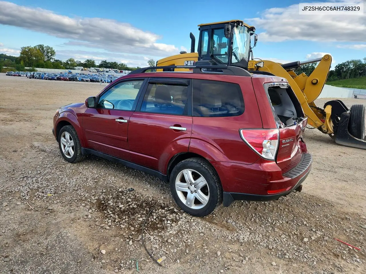2010 SUBARU FORESTER VIN JF2SH6CC6AH748329 — фото 2