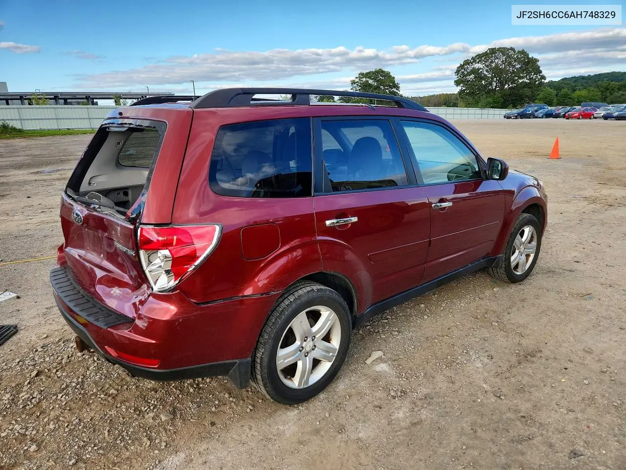 2010 SUBARU FORESTER VIN JF2SH6CC6AH748329 — фото 3