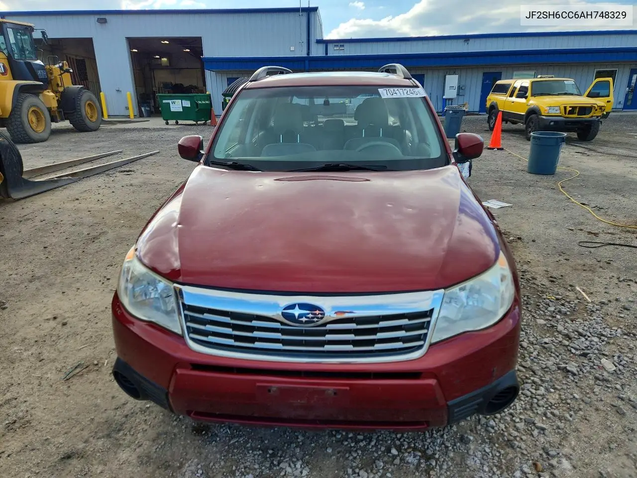 2010 SUBARU FORESTER VIN JF2SH6CC6AH748329 — фото 5