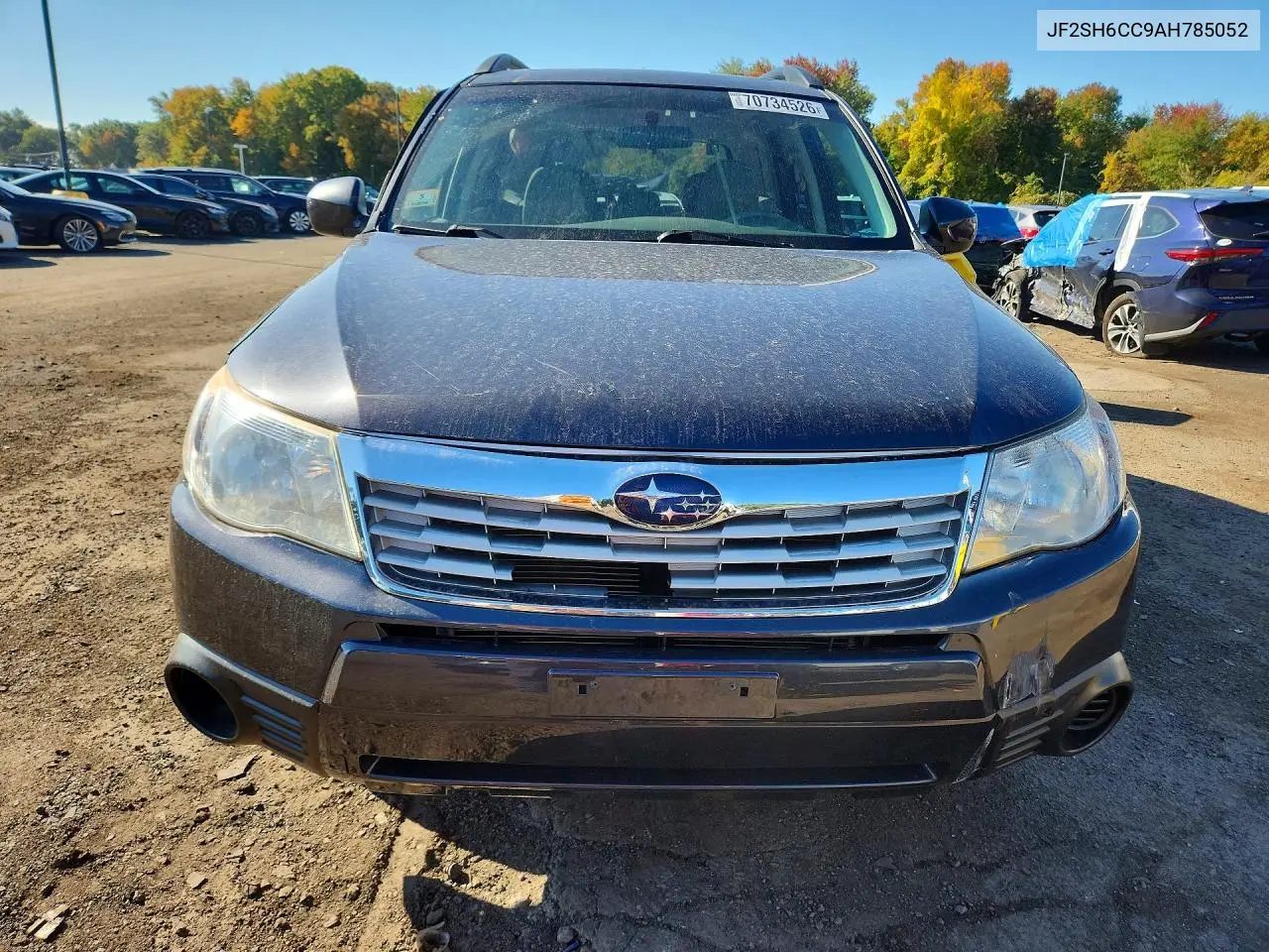 2010 SUBARU FORESTER VIN JF2SH6CC9AH785052 — фото 5