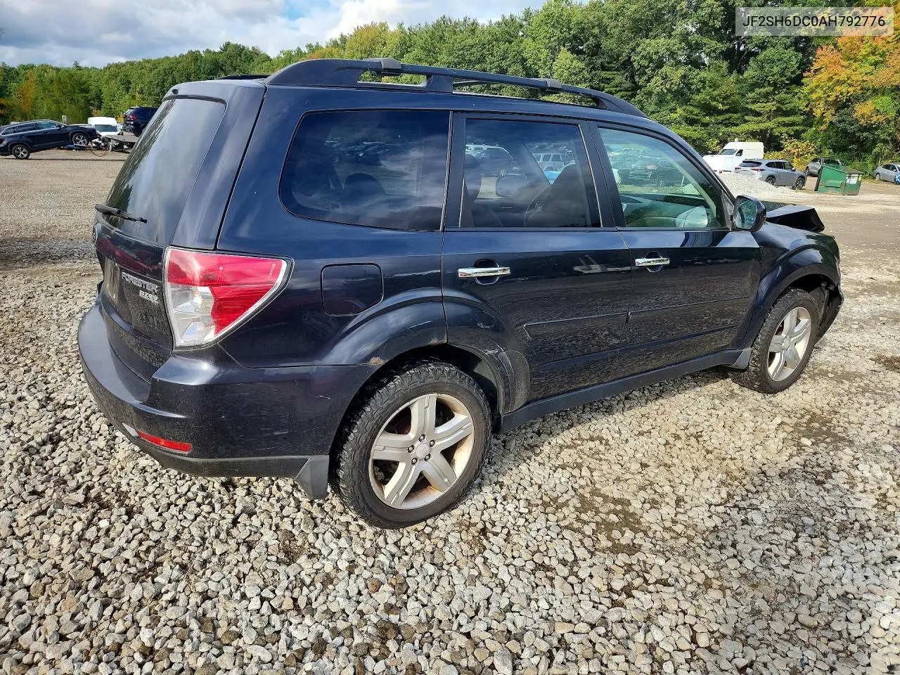 2010 SUBARU FORESTER VIN JF2SH6DC0AH792776 — фото 3